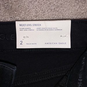 AE BLACK JEAN SHORTS